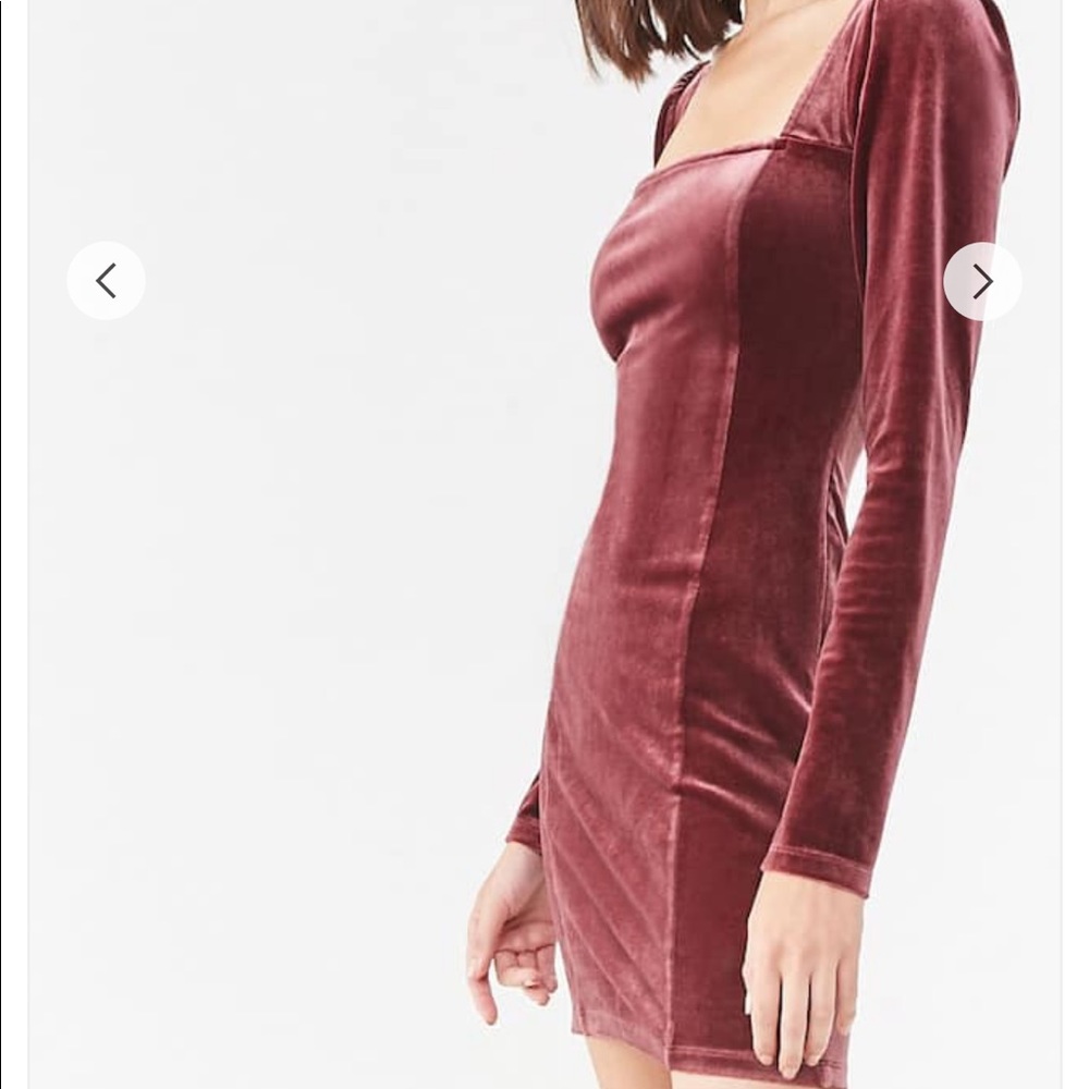 Forever 21 Winter Collection Plum Dress SZ- Small